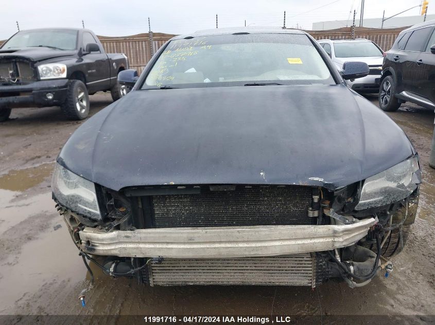 2011 Audi A4 Premium VIN: WAUDFCFLXBN037918 Lot: 11991716