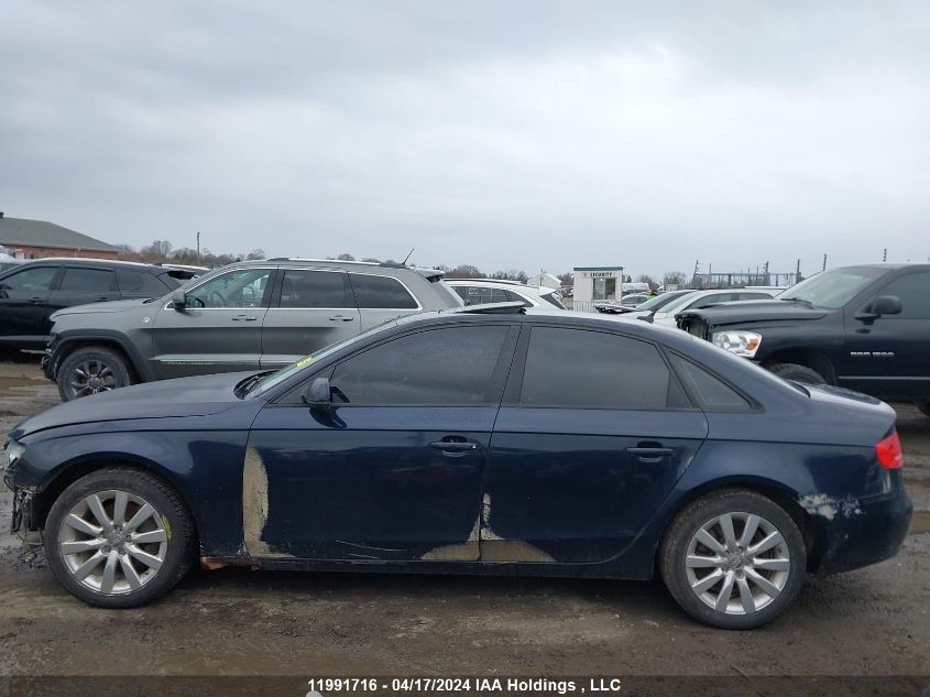 2011 Audi A4 Premium VIN: WAUDFCFLXBN037918 Lot: 11991716