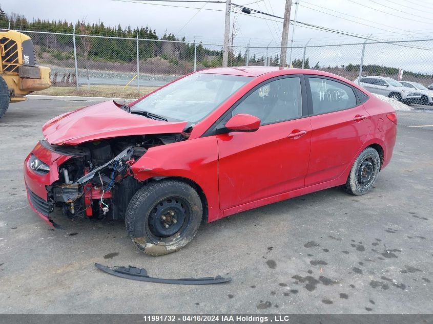 2014 Hyundai Accent Gls/Gs VIN: KMHCT4AE8EU772716 Lot: 11991732