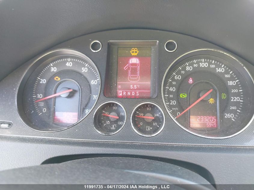 2007 Volkswagen Passat 2.0T Wagon Value VIN: WVWLK73C17E212828 Lot: 11991735