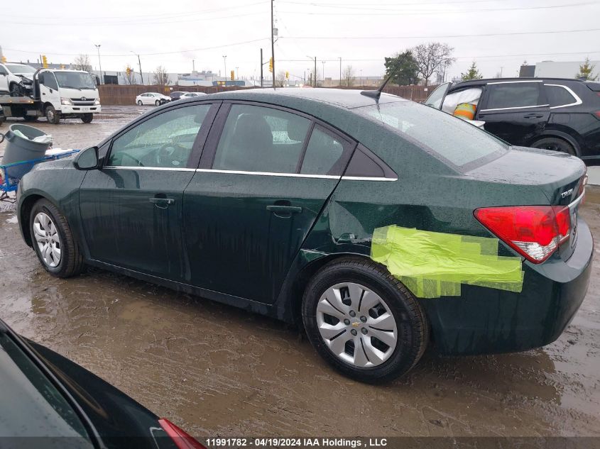 2014 Chevrolet Cruze Lt VIN: 1G1PC5SB5E7380638 Lot: 11991782