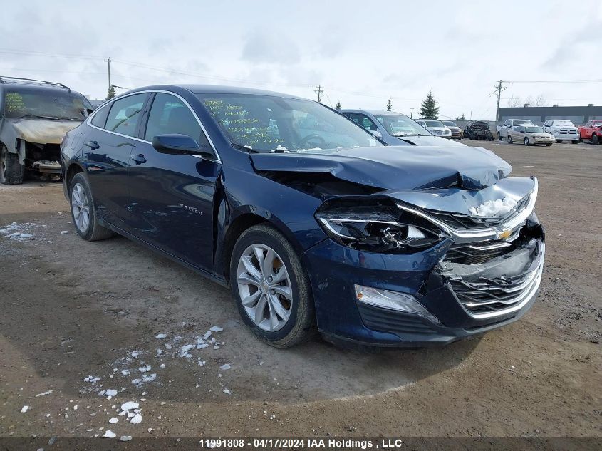 2021 Chevrolet Malibu VIN: 1G1ZD5ST3MF033358 Lot: 11991808