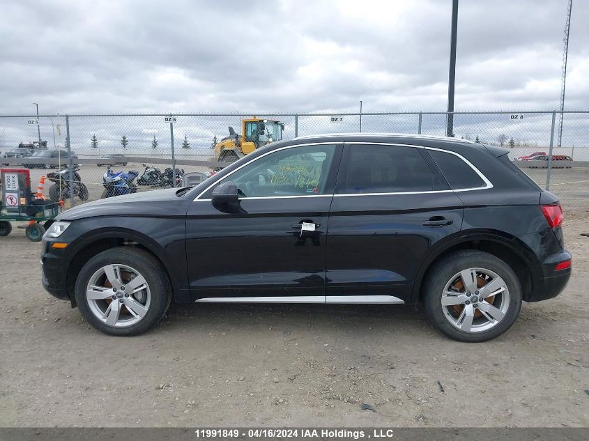 2018 Audi Q5 VIN: WA1CNAFY0J2021710 Lot: 11991849