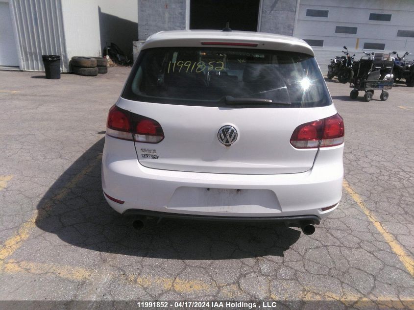 2013 Volkswagen Gti VIN: WVWEV7AJ3DW049591 Lot: 11991852