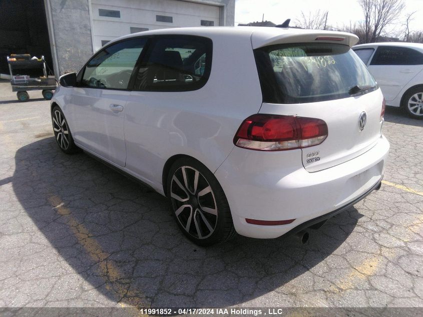 2013 Volkswagen Gti VIN: WVWEV7AJ3DW049591 Lot: 11991852