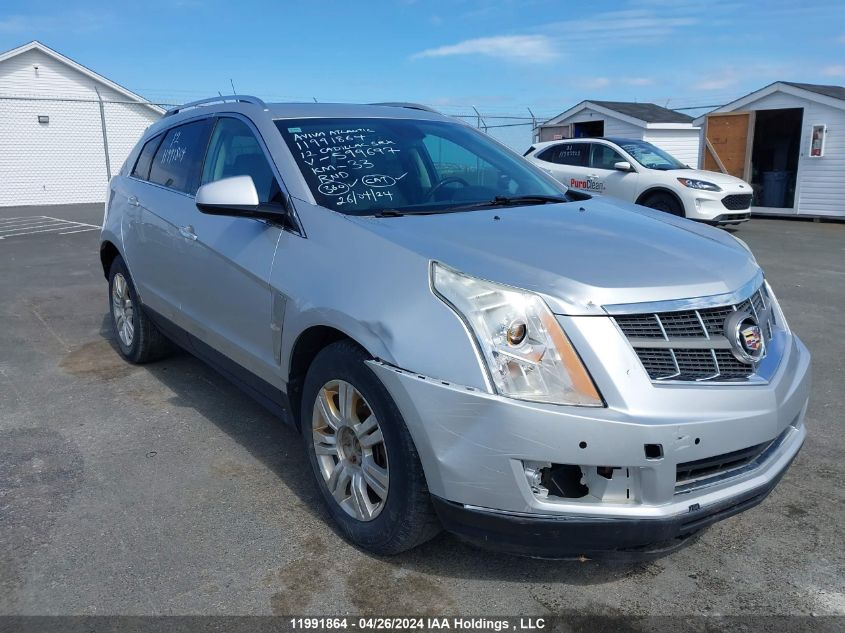 2012 Cadillac Srx VIN: 3GYFNDE33CS599697 Lot: 11991864