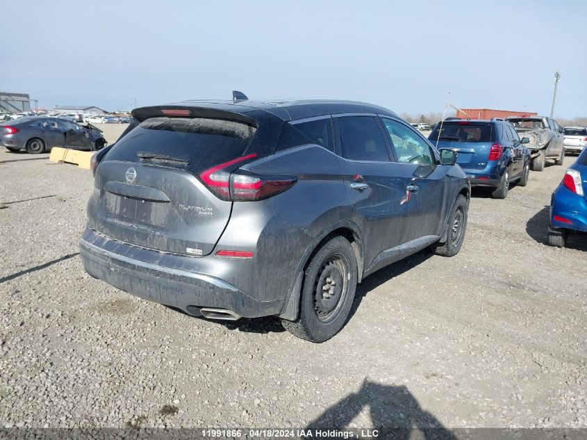 2022 Nissan Murano Platinum VIN: 5N1AZ2DS5NC124025 Lot: 50638144