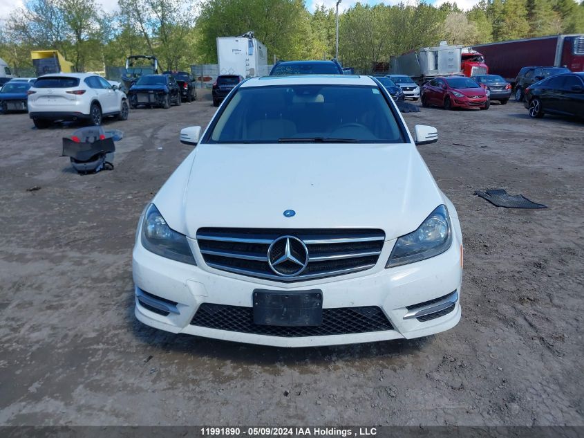 2014 Mercedes-Benz C-Class VIN: WDDGF8AB8EA896244 Lot: 11991890