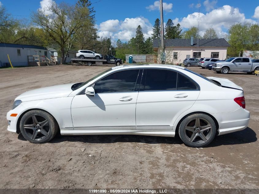 2014 Mercedes-Benz C-Class VIN: WDDGF8AB8EA896244 Lot: 11991890