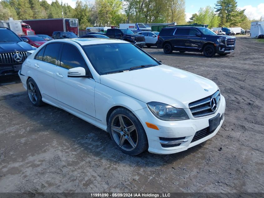 2014 Mercedes-Benz C-Class VIN: WDDGF8AB8EA896244 Lot: 11991890