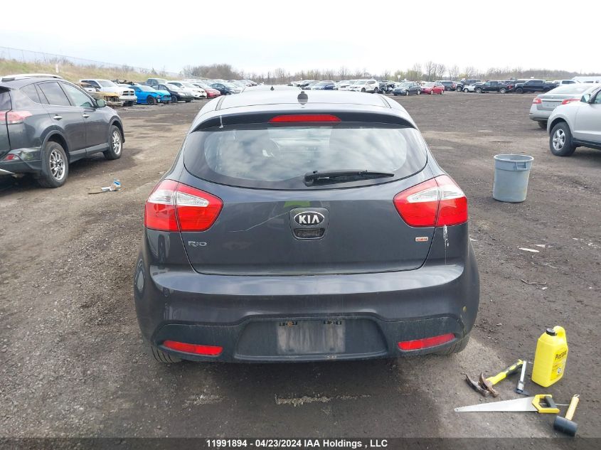 2013 Kia Rio VIN: KNADM5A33D6874225 Lot: 11991894