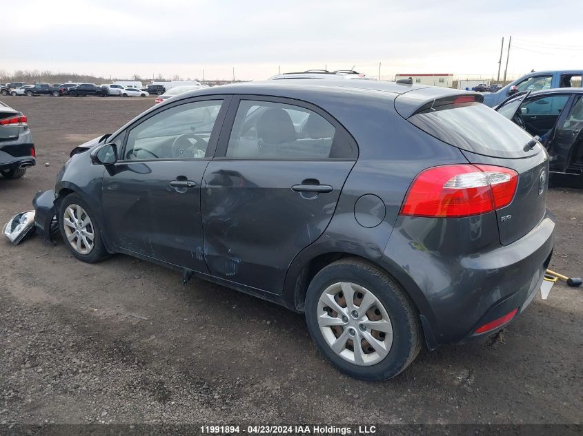 2013 Kia Rio VIN: KNADM5A33D6874225 Lot: 11991894