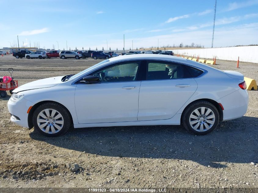 2016 Chrysler 200 Lx VIN: 1C3CCCFB8GN197760 Lot: 11991923