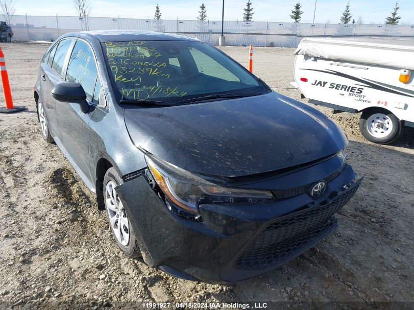 2021 Toyota Corolla Le VIN: 5YFBPMBE8MP243877 Lot: 11991927