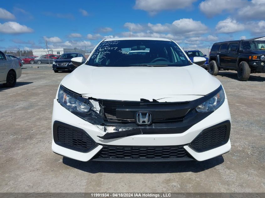 2017 Honda Civic Lx VIN: SHHFK7H2XHU303527 Lot: 11991934