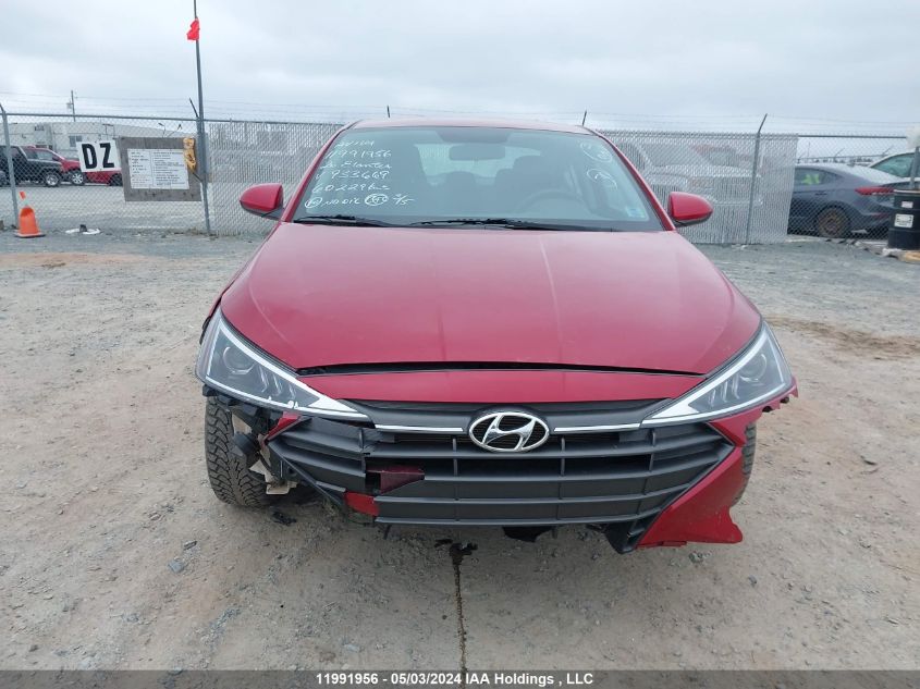 2020 Hyundai Elantra Essential Auto Ivt VIN: KMHD74LF4LU933669 Lot: 11991956