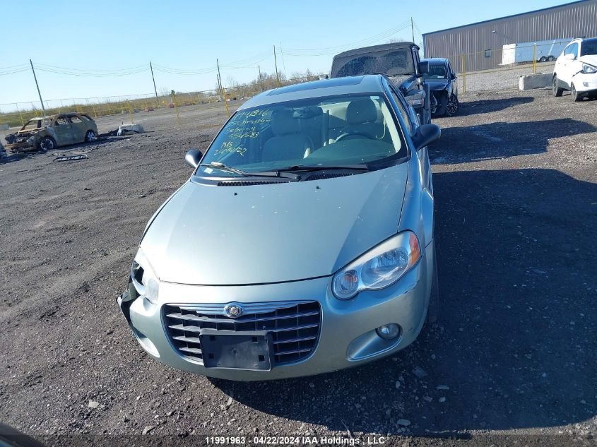 2005 Chrysler Sebring Limited VIN: 1C3EL66R65N554583 Lot: 11991963