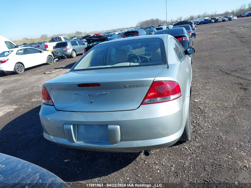 2005 Chrysler Sebring Limited VIN: 1C3EL66R65N554583 Lot: 11991963