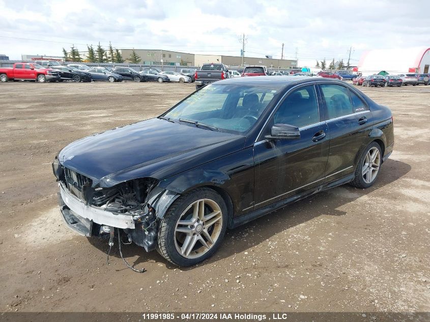 2012 Mercedes-Benz C-Class VIN: WDDGF8BB1CA620578 Lot: 39236284