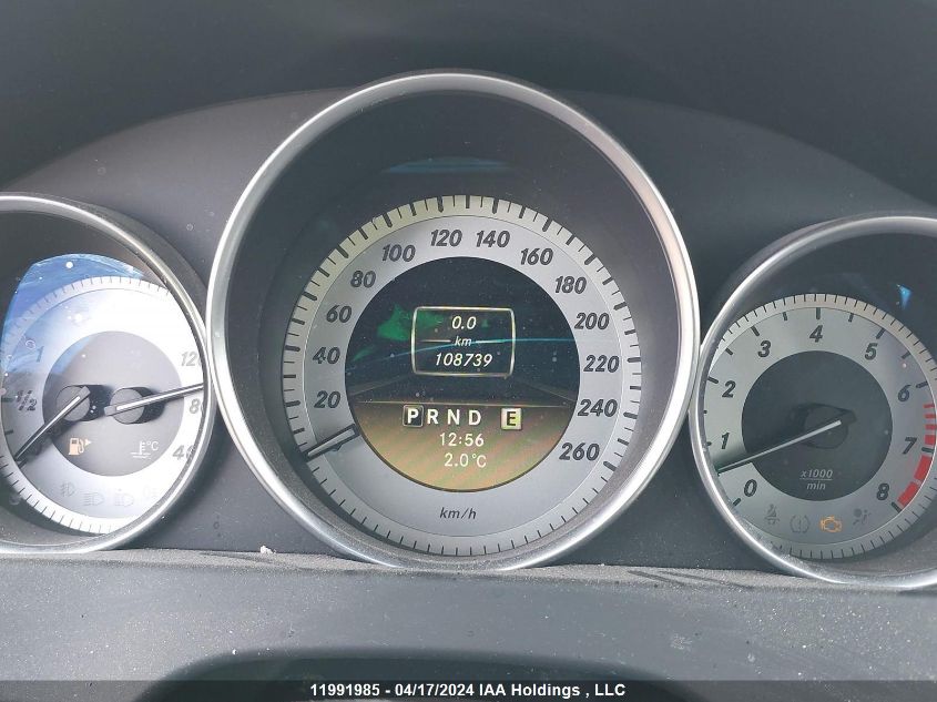 2012 Mercedes-Benz C-Class VIN: WDDGF8BB1CA620578 Lot: 39236284