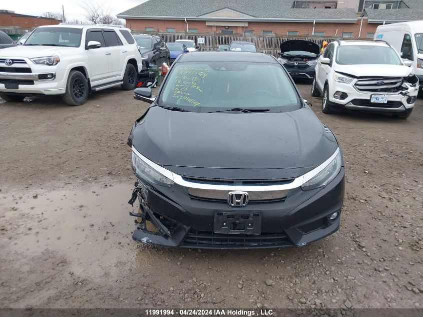 2018 Honda Civic Touring VIN: 2HGFC1F98JH106384 Lot: 11991994