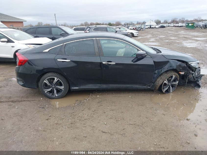 2018 Honda Civic Touring VIN: 2HGFC1F98JH106384 Lot: 11991994