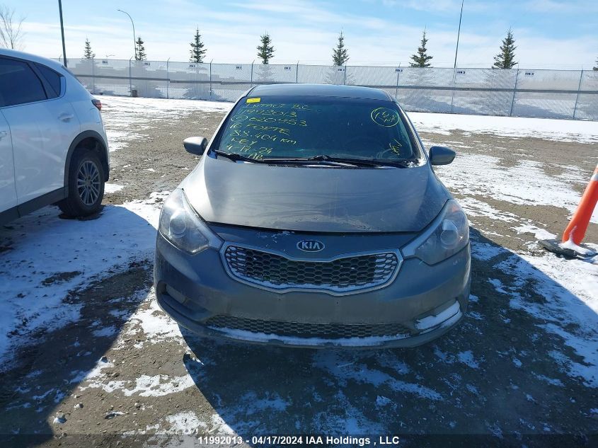 2016 Kia Forte VIN: KNAFX4A67G5620953 Lot: 11992013