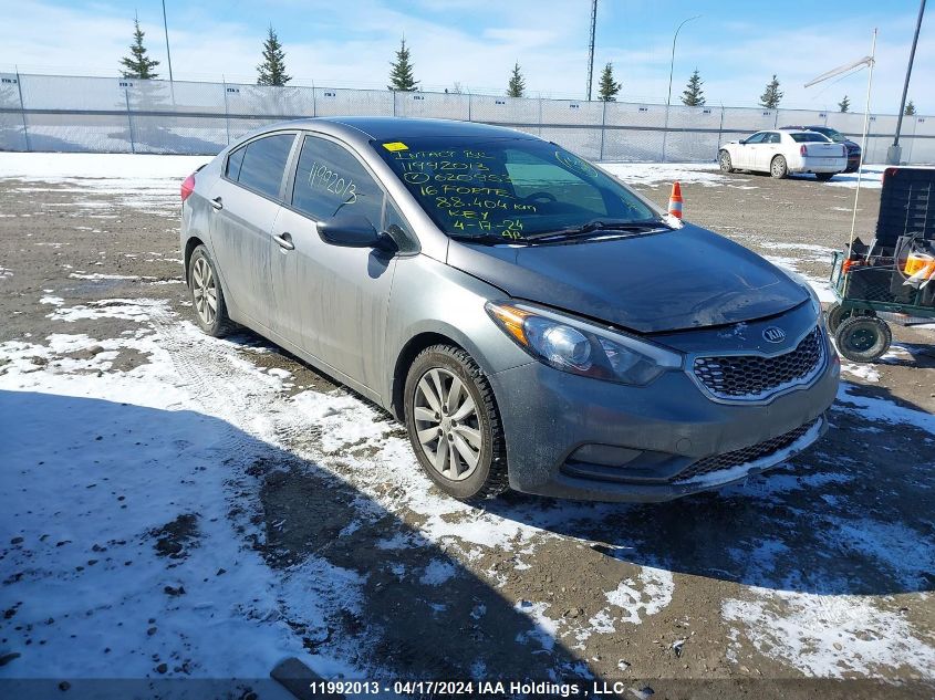 2016 Kia Forte VIN: KNAFX4A67G5620953 Lot: 11992013