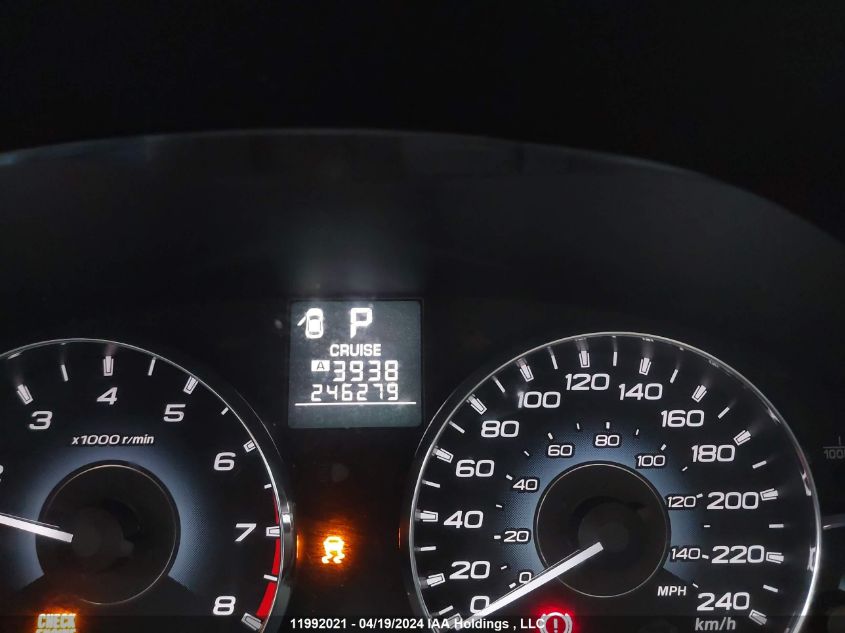 2012 Subaru Legacy Outback VIN: 4S4BRGBC0C3242851 Lot: 11992021