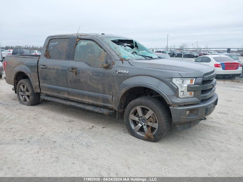 2016 Ford F-150 Lariat VIN: 1FTEW1EF0GFC69288 Lot: 11992035