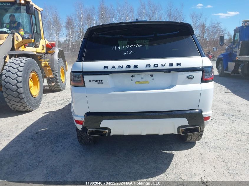 2022 Land Rover Range Rover Sport VIN: SALWS2RU0NA232310 Lot: 11992046