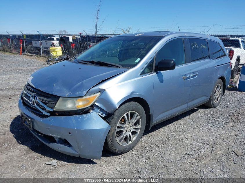 2011 Honda Odyssey Exl VIN: 5FNRL5H65BB507310 Lot: 11992066