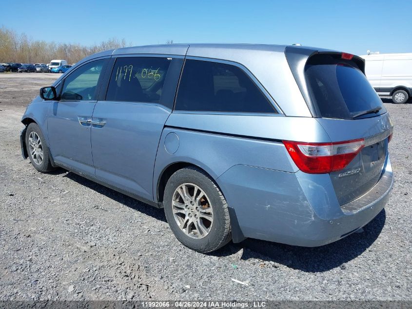 2011 Honda Odyssey Exl VIN: 5FNRL5H65BB507310 Lot: 11992066