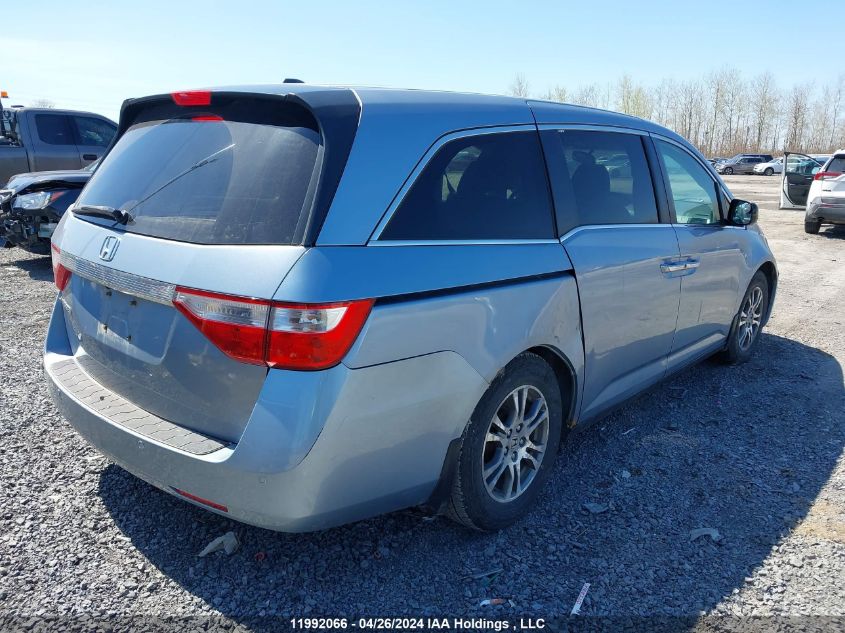 2011 Honda Odyssey Exl VIN: 5FNRL5H65BB507310 Lot: 11992066