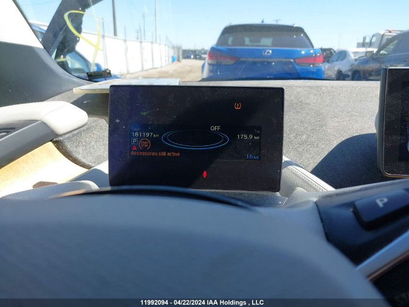 2015 BMW I3 VIN: WBY1Z4C54FV503100 Lot: 11992094