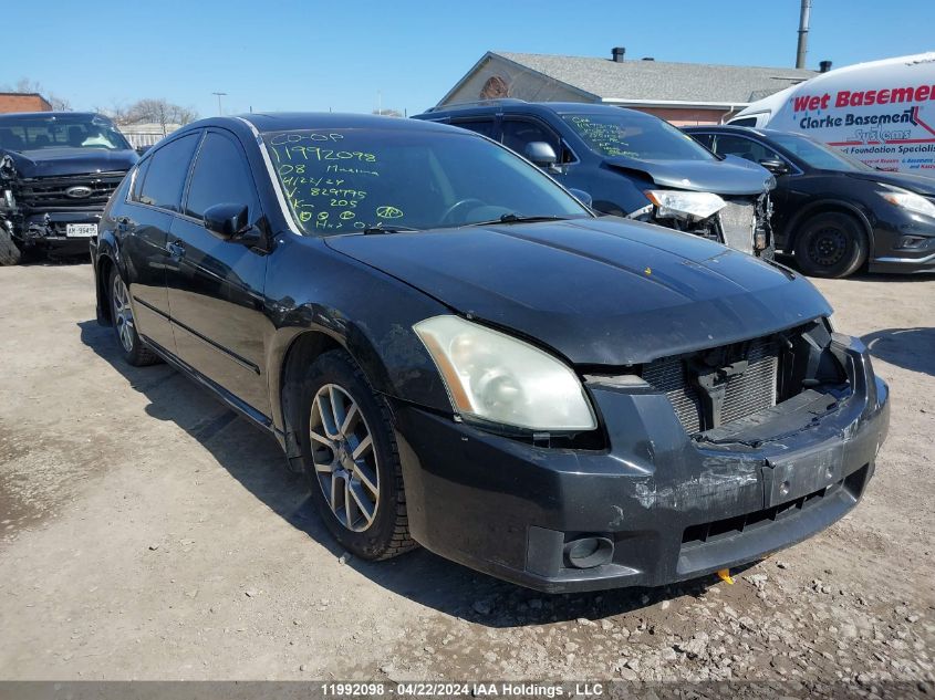 2008 Nissan Maxima 3.5 Se/3.5 Sl VIN: 1N4BA41E18C829795 Lot: 11992098