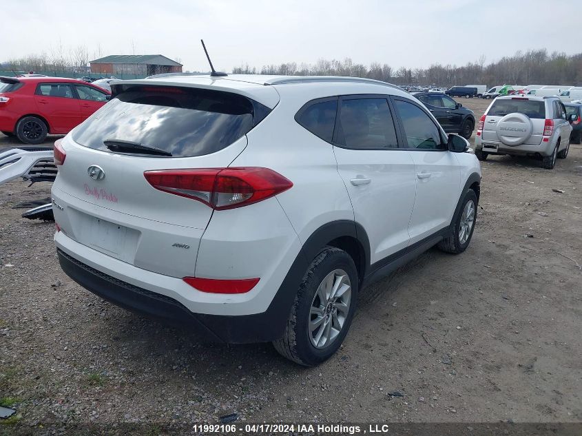 2016 Hyundai Tucson Limited/Sport And Eco/Se VIN: KM8J3CA45GU211546 Lot: 11992106