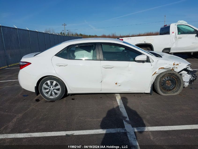 2015 Toyota Corolla L/Le/Le Pls/Prm/S/S Pls VIN: 2T1BURHE2FC407611 Lot: 11992147