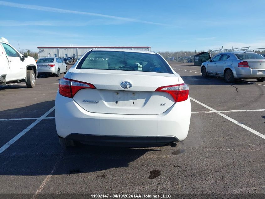 2015 Toyota Corolla L/Le/Le Pls/Prm/S/S Pls VIN: 2T1BURHE2FC407611 Lot: 11992147