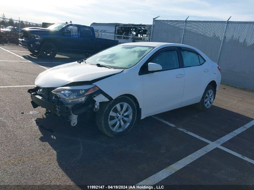 2015 Toyota Corolla L/Le/Le Pls/Prm/S/S Pls VIN: 2T1BURHE2FC407611 Lot: 11992147