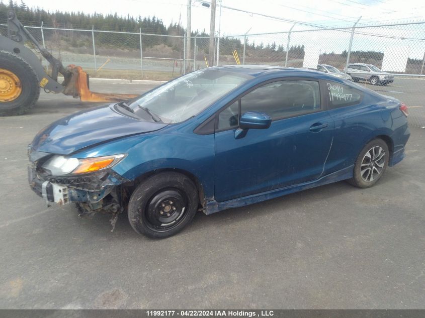 2014 Honda Civic VIN: 2HGFG3B57EH004065 Lot: 11992177