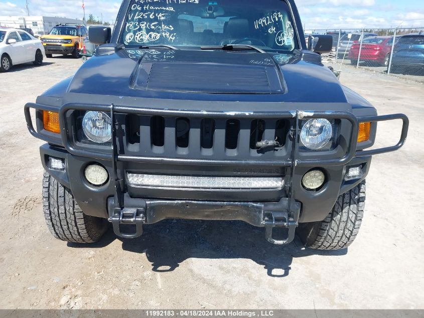 2006 Hummer H3 VIN: 5GTDN136668125645 Lot: 11992183