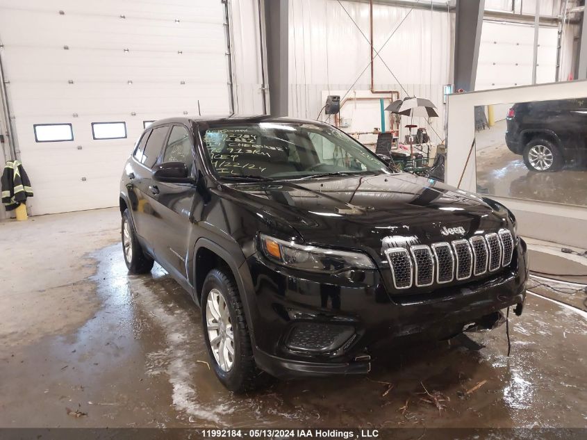 2019 Jeep Cherokee Sport VIN: 1C4PJMAB4KD192831 Lot: 11992184