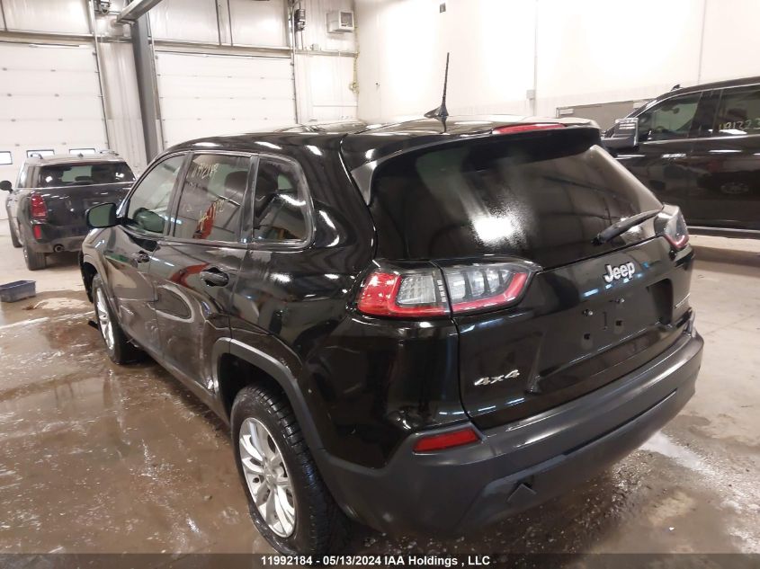 2019 Jeep Cherokee Sport VIN: 1C4PJMAB4KD192831 Lot: 11992184