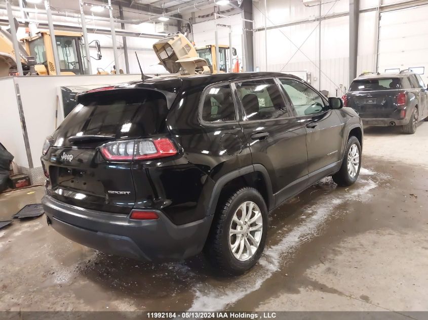 2019 Jeep Cherokee Sport VIN: 1C4PJMAB4KD192831 Lot: 11992184