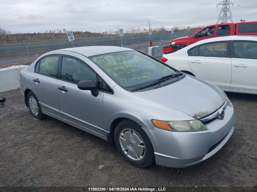 2008 Honda Civic Dx-G VIN: 2HGFA16488H116823 Lot: 11992250