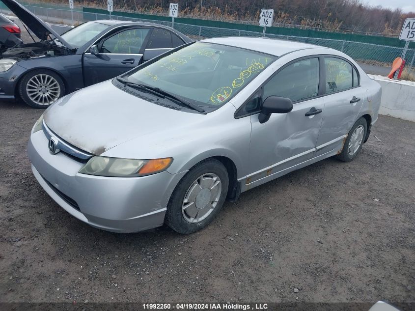 2008 Honda Civic Dx-G VIN: 2HGFA16488H116823 Lot: 11992250