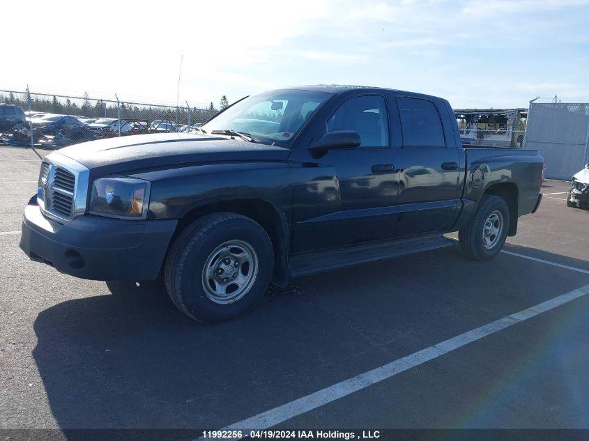 2007 Dodge Dakota Quad/St VIN: 1D7HE28P77S196055 Lot: 11992256