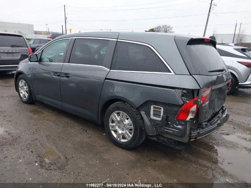 2013 Honda Odyssey Lx VIN: 5FNRL5H22DB502064 Lot: 11992277