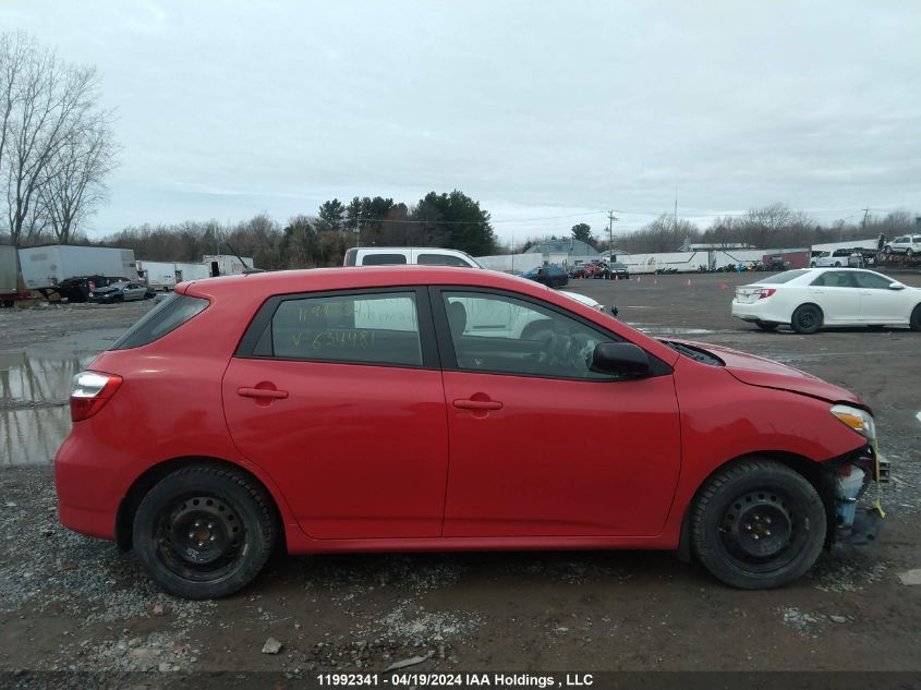 2011 Toyota Corolla Matrix VIN: 2T1KU4EE8BC634481 Lot: 11992341